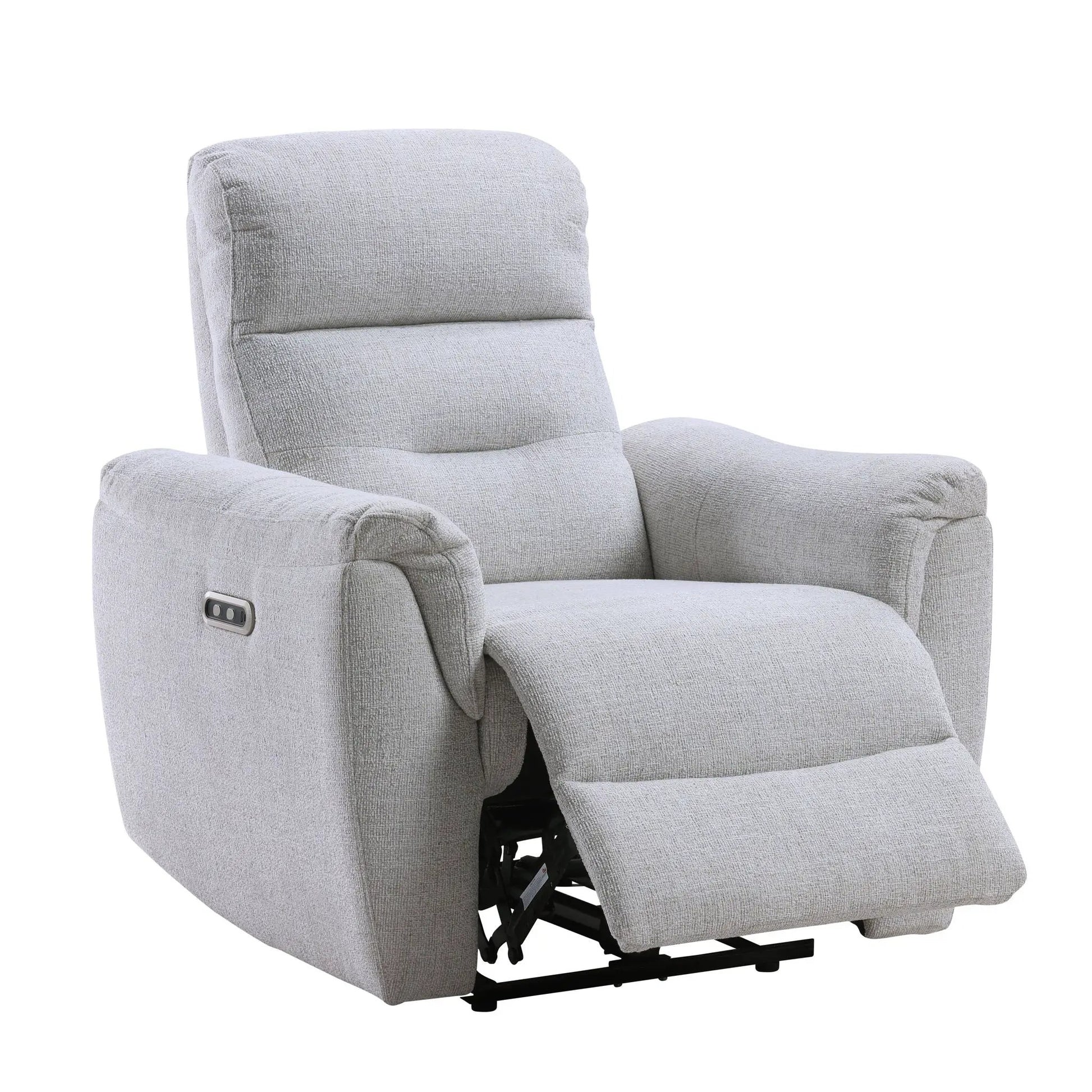Eastre power motion recliner gray with USB port by Unique Piece Furniture on Tampa Home & Garden Store