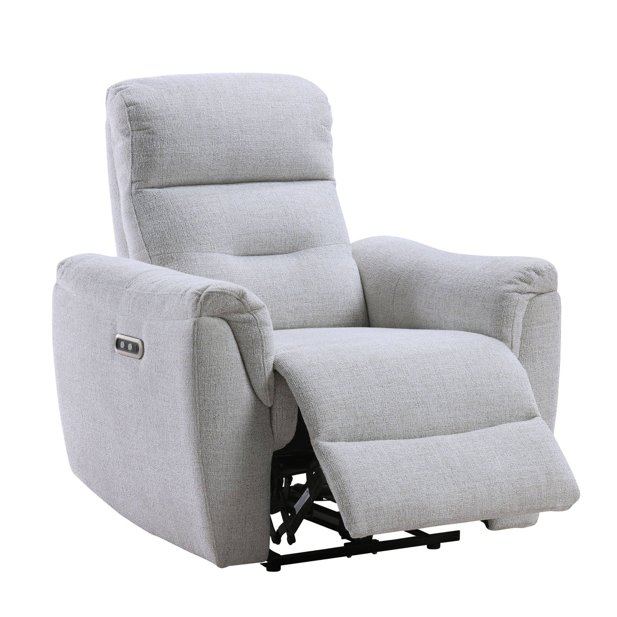 Gray Power Motion Recliner With a Usb Port