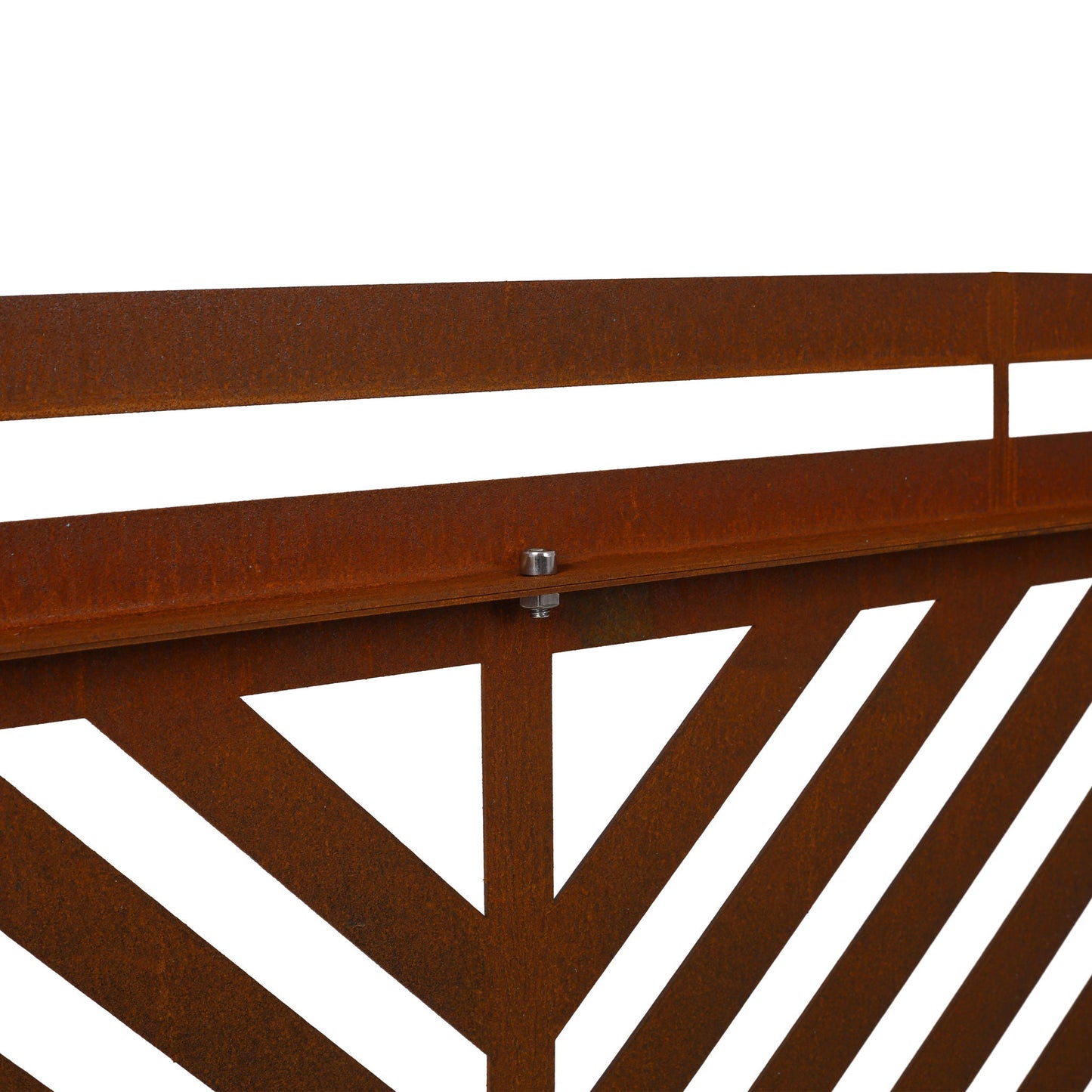 Freestanding Metal Privacy Screen and Stand