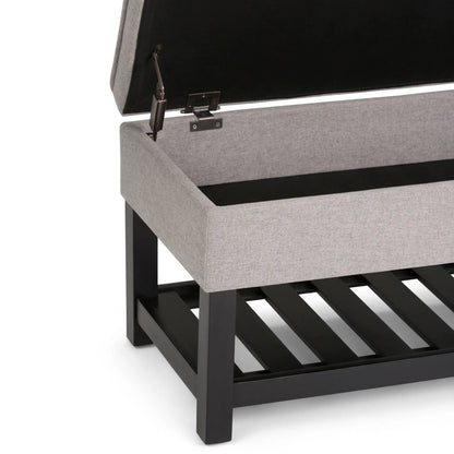Cosmopolitan Storage Ottoman Bench Open Bottom