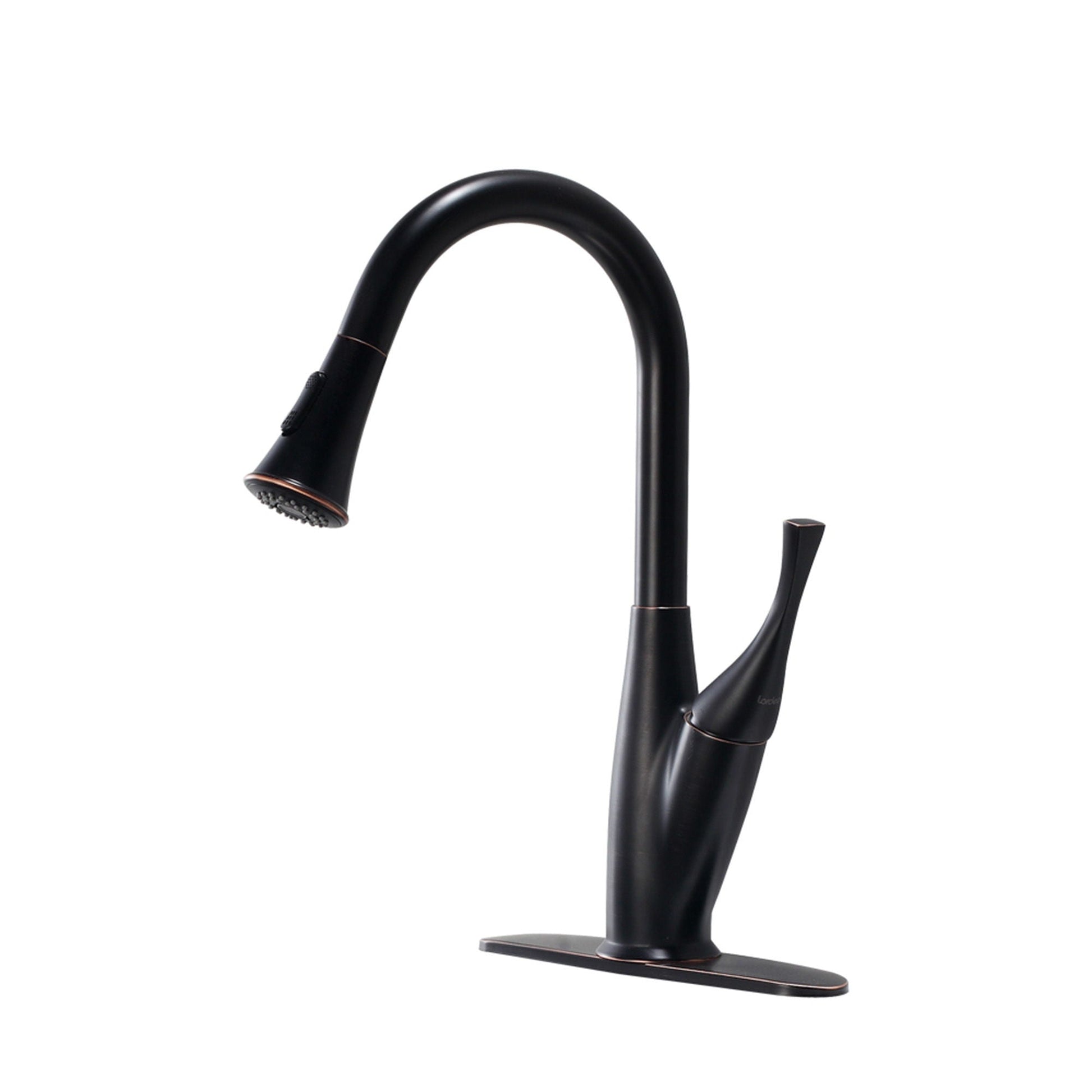 Kitchen faucet with pull-out sprayer in oil-rubbed bronze finish by HouseOfZazla on Tampa Home & Garden Store