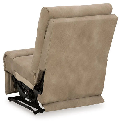 Next-Gen Durapella reclining sectional by Unique Piece Furniture in tan upholstery on Tampa Home & Garden Store