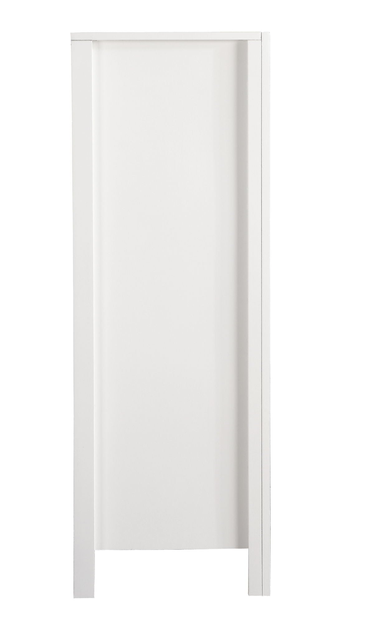 Storage Chest White by HouseOfZazla, modern transitional accent table with clean panel front on Tampa Home & Garden Store