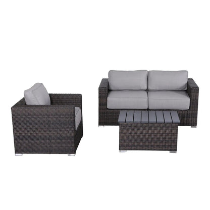 Outdoor Sofa Seating Group with Cushions