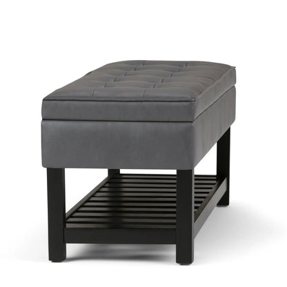 Cosmopolitan Storage Ottoman Bench Open Bottom