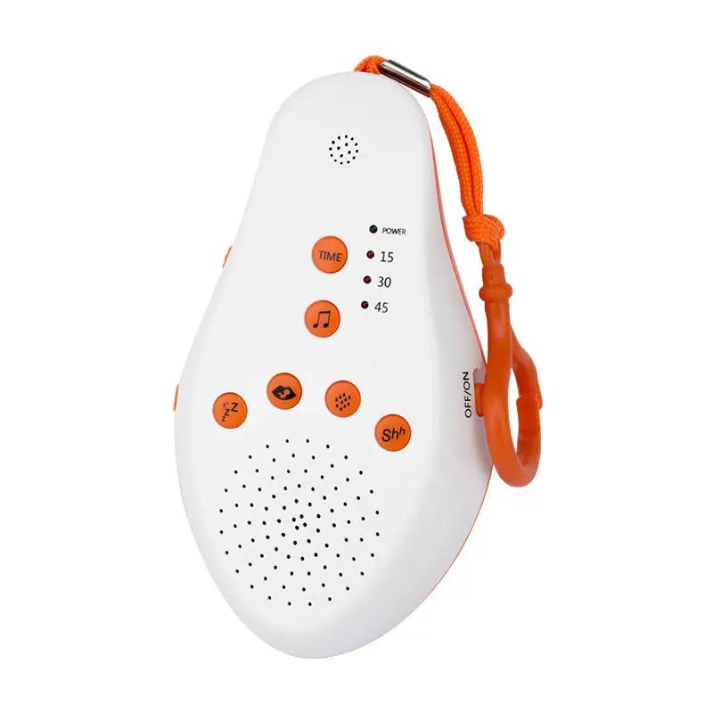 Baby Pacifying Sleep Apparatus white with orange buttons and orange lanyard FLIPSTYLEZLLC on Tampa Home & Garden Store