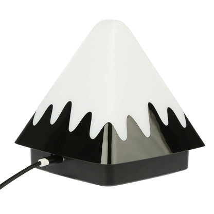 GemGear touch control night light lamp with white pyramid shade and black dripping edge on Tampa Home & Garden Store