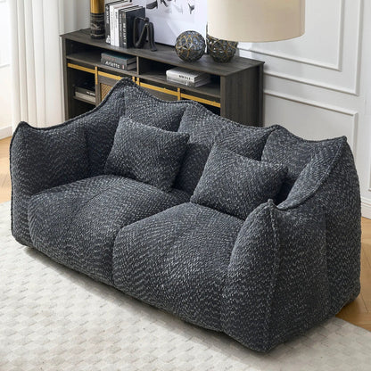 Comfortable Dual Beanbag Chair and Foam Core
