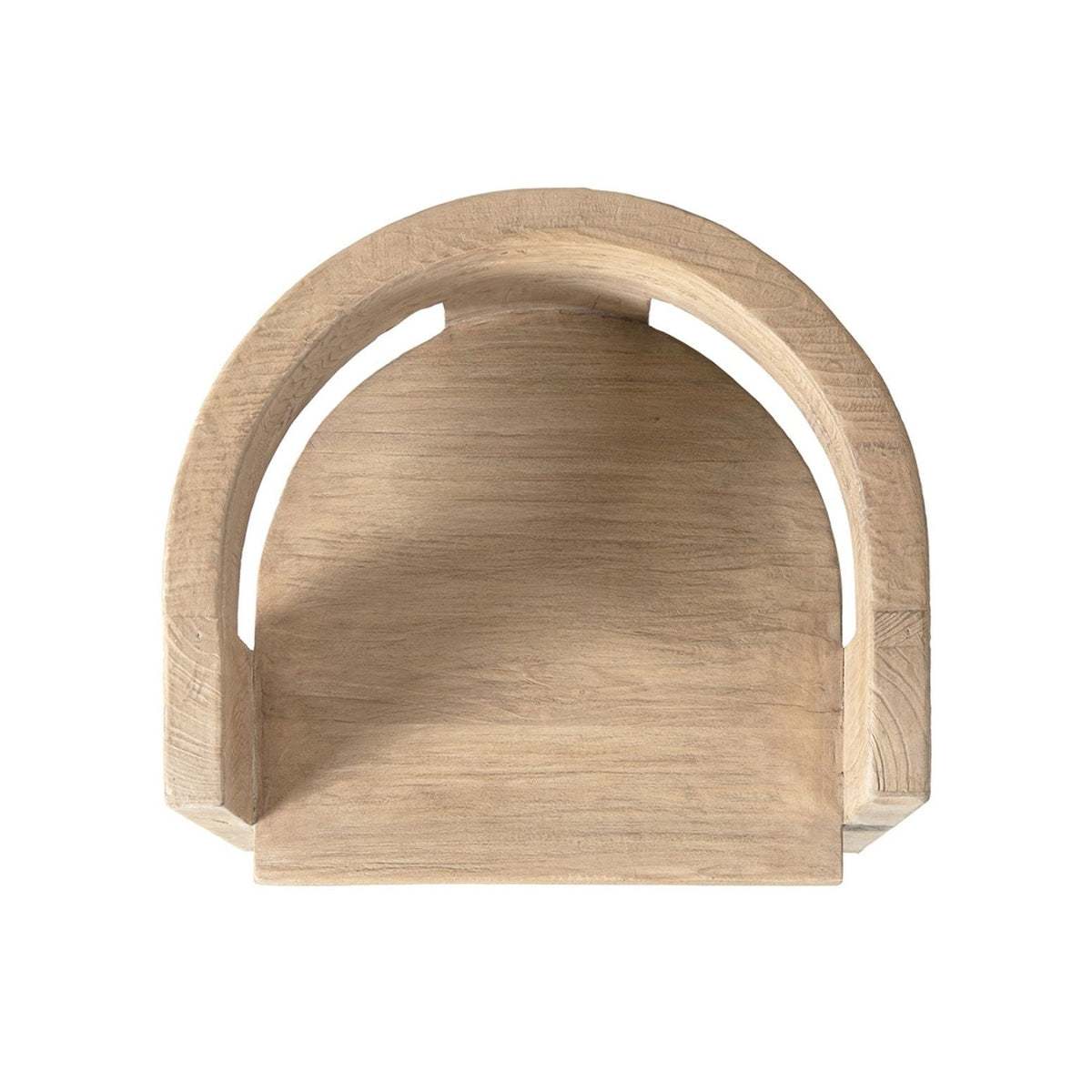 Arm chair accent curved dining chair with sculptural light brown wood frame HouseOfZazla on Tampa Home & Garden Store