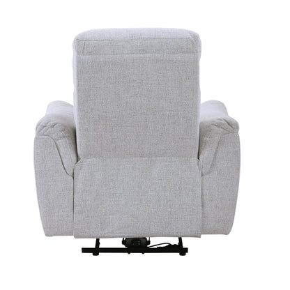 Eastre Power Motion Recliner Gray with USB port, fabric upholstery on Tampa Home & Garden Store