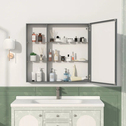 Medicine Cabinet Wall Mounted Mirror With Storage