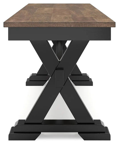 Wildenauer Dining Room Bench in Two Tone Finish