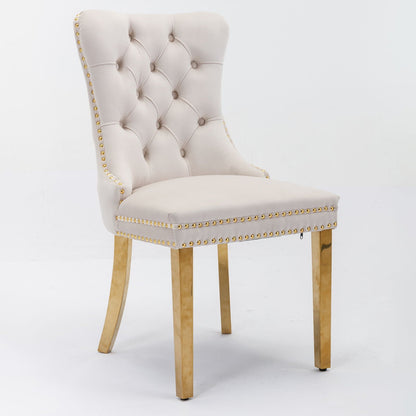 Nikki Modern Tufted Dining Chair Set of 2