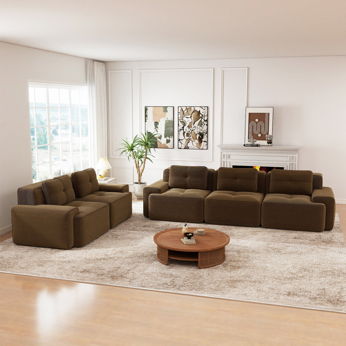 Modern Modular Sofa and Deep Seat Sectional