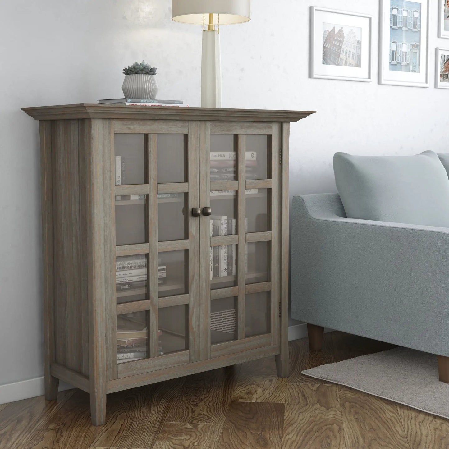 Acadian Medium Storage Cabinet Handcrafted