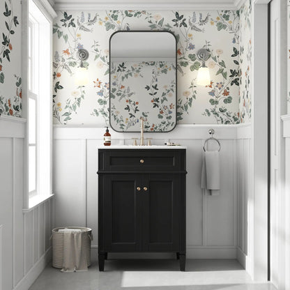 Bathroom Vanity With 2 Doors and Tip Out Drawer