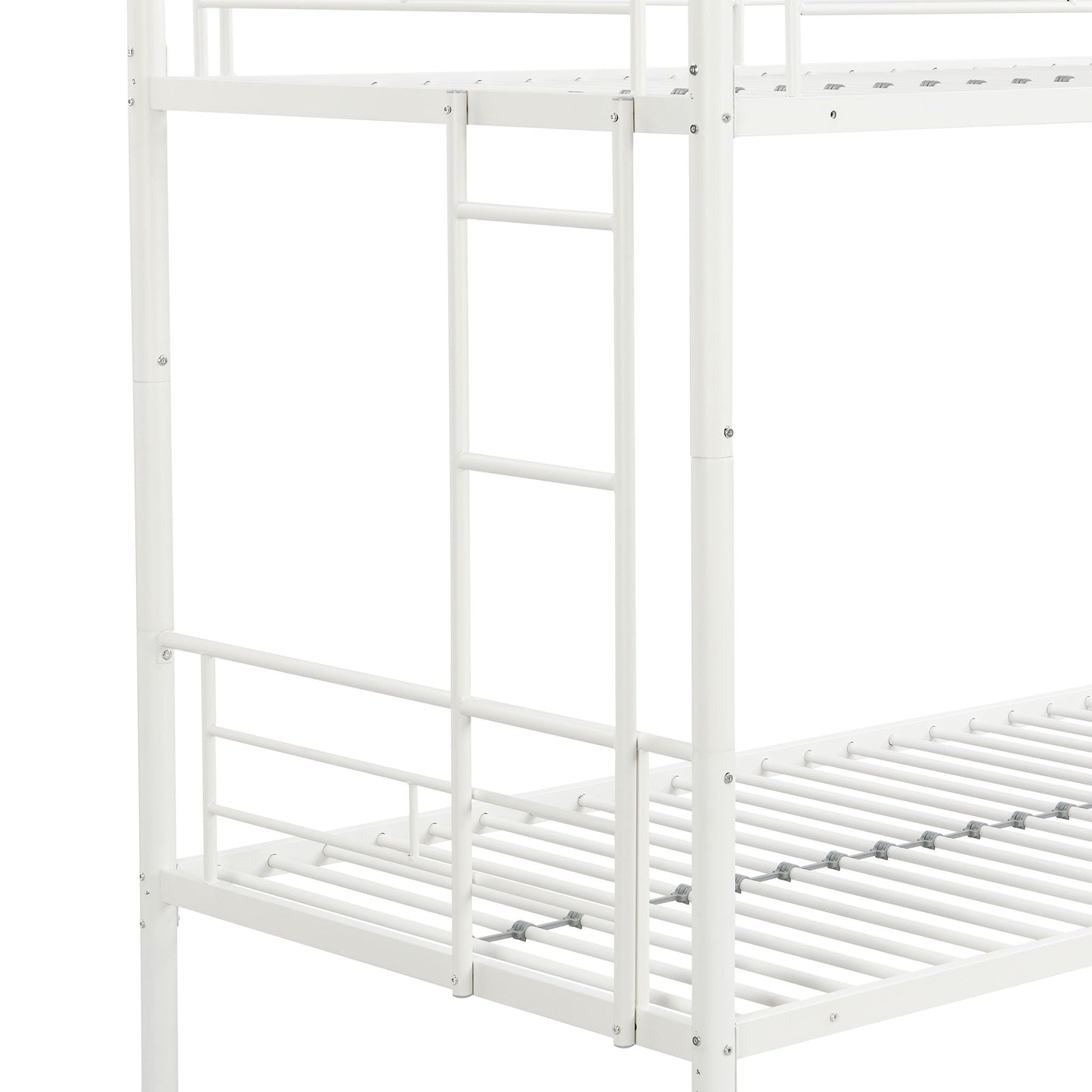 Bunk Bed With Trundle white metal frame by HouseOfZazla on Tampa Home & Garden Store