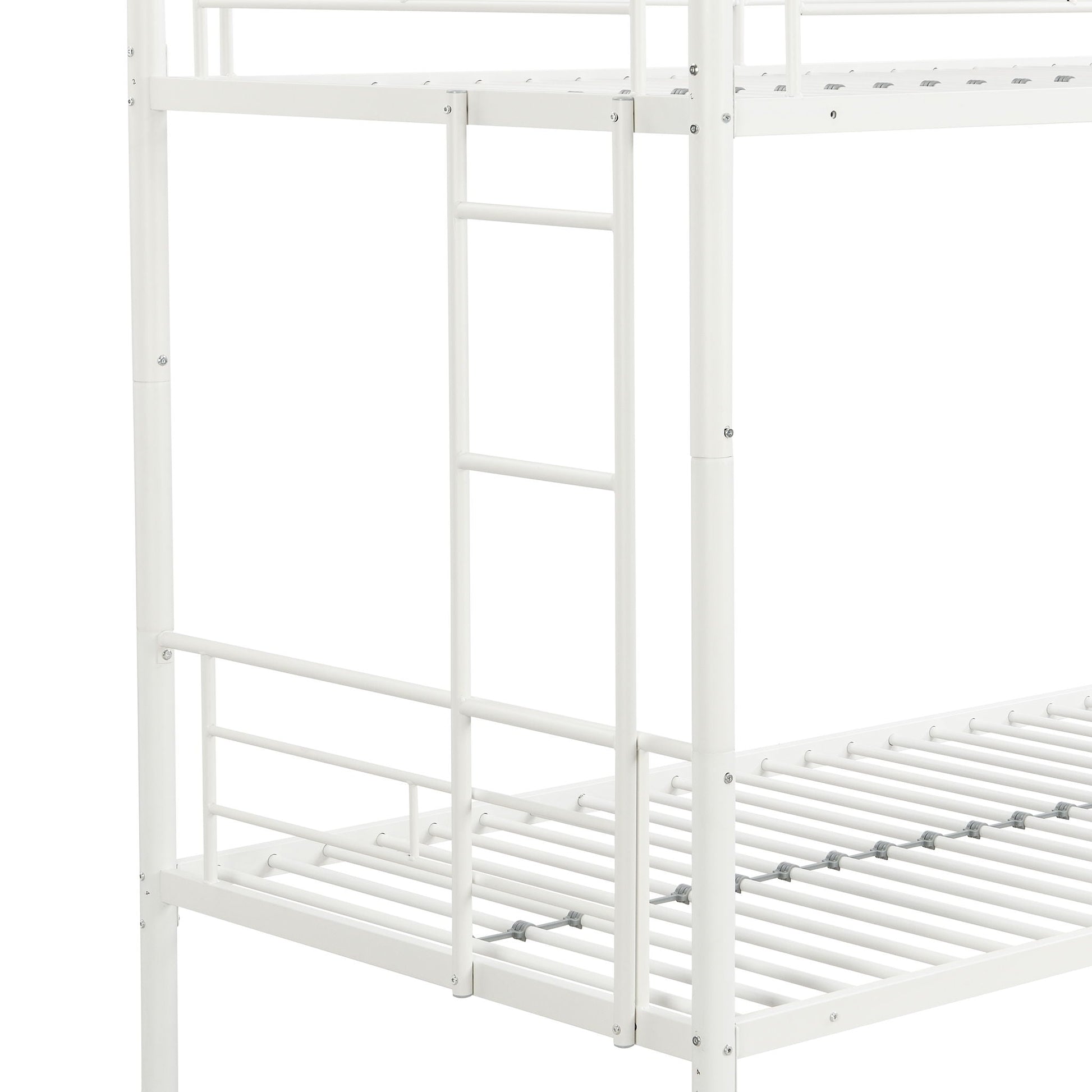 Bunk Bed With Trundle white metal frame by HouseOfZazla on Tampa Home & Garden Store