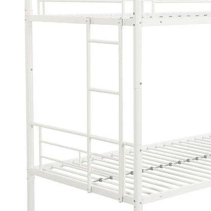 Bunk Bed With Trundle white metal frame by HouseOfZazla on Tampa Home & Garden Store