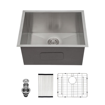 Modern Deep Single Bowl and Stainless Steel Sink