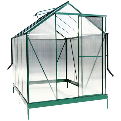 Heavy Duty Polycarbonate Greenhouse Kit and Door