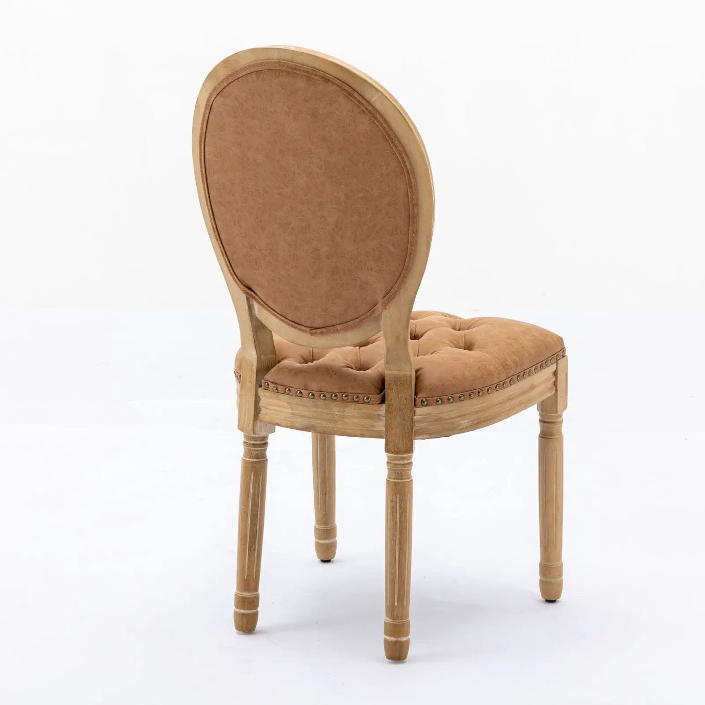 French Style Solid Wood Dining Chair Nailhead