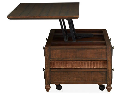 Cottage Lane Rectangular Lift Top Coffee Table