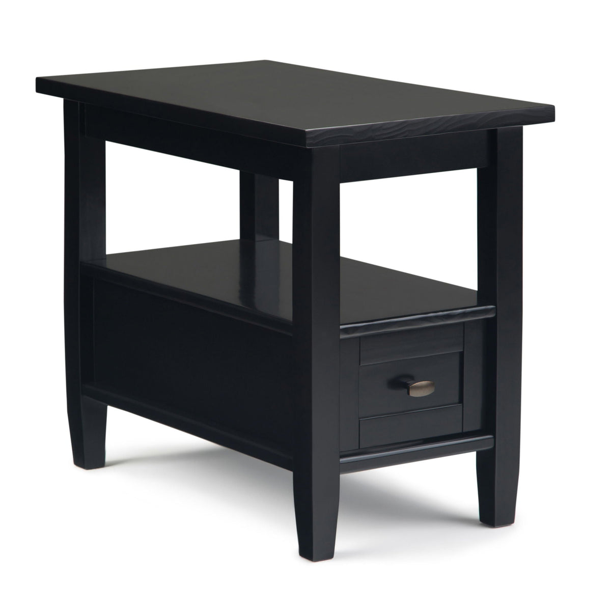 Warm Shaker coffee table in black finish with drawer and lower shelf on Tampa Home & Garden Store