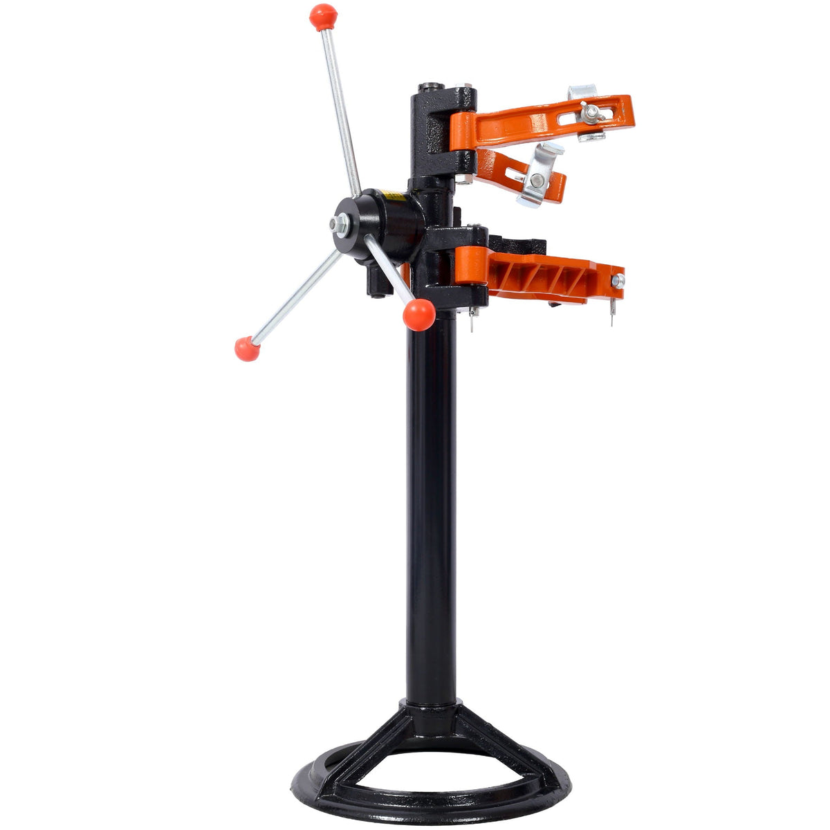 Hand-operated strut coil spring press compressor by HouseOfZazla in black and orange jaws on Tampa Home & Garden Store