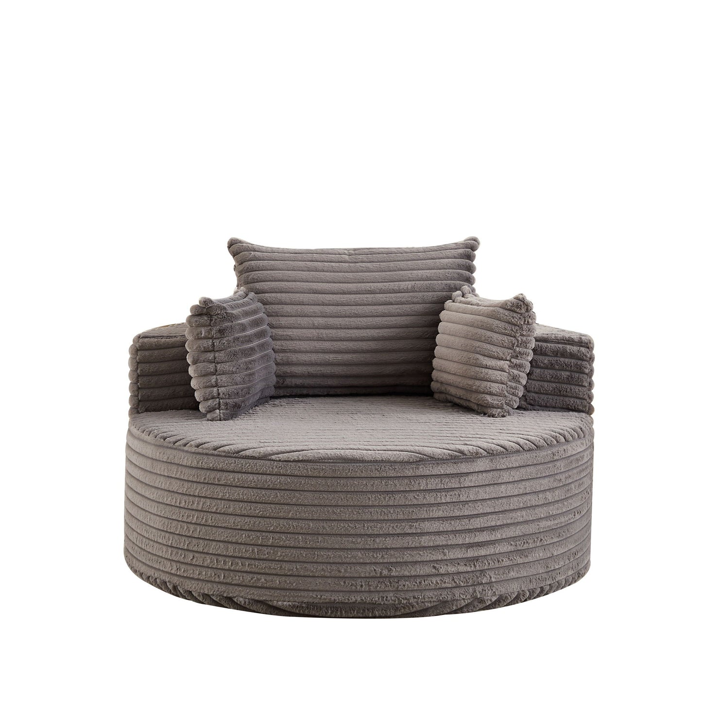 Modern single sofa with a backrest pillow