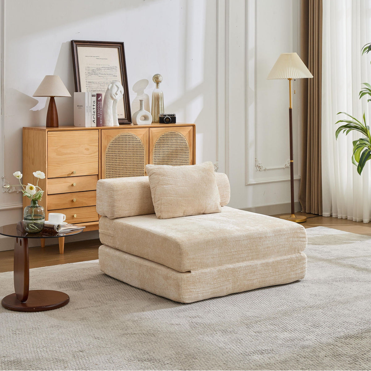 Convertible Floor Sofa Bed and Living Room