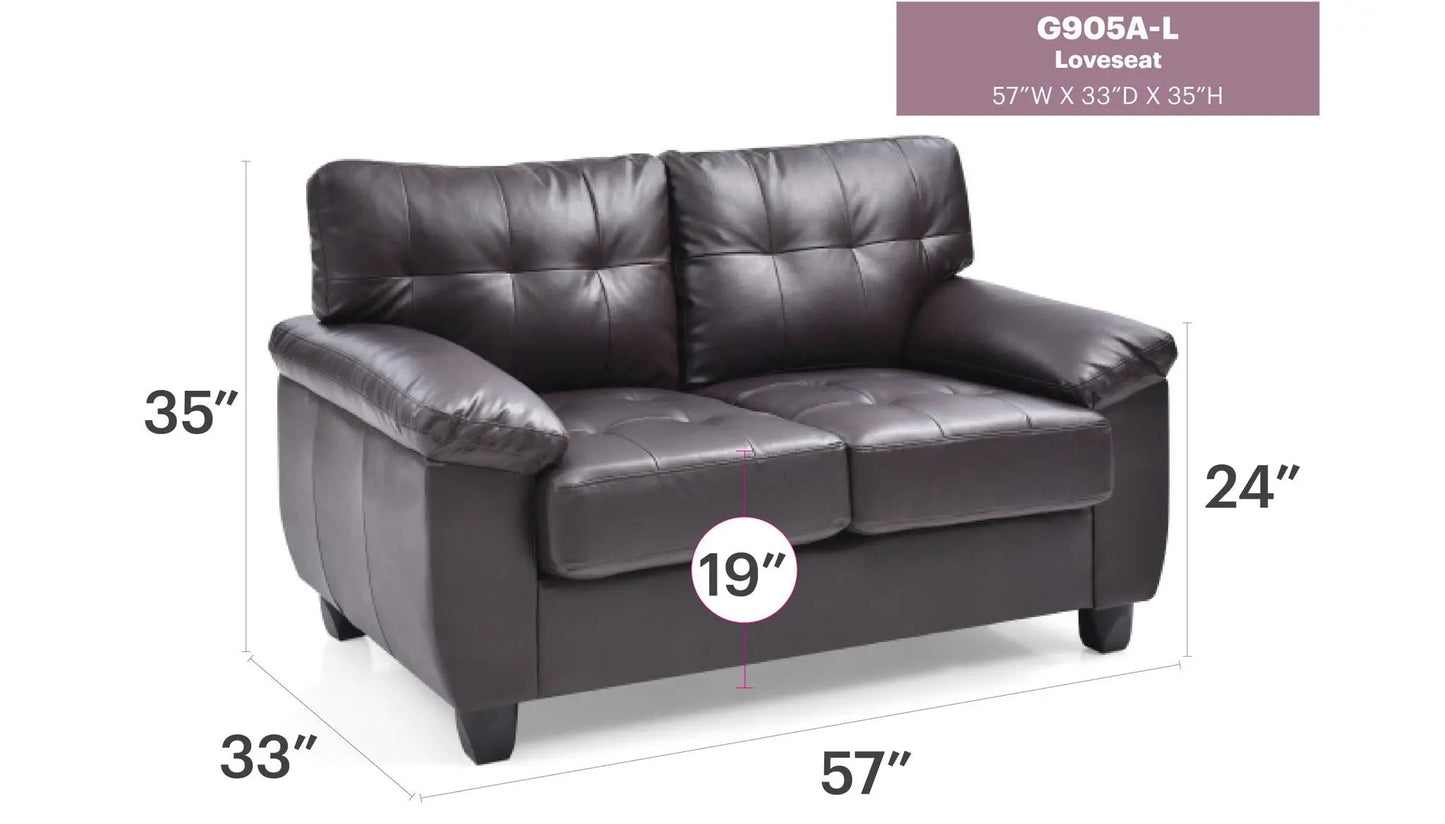 Gallant Loveseat with Backs for Delivery