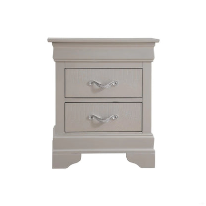Decorative Nightstand with Modern Accents