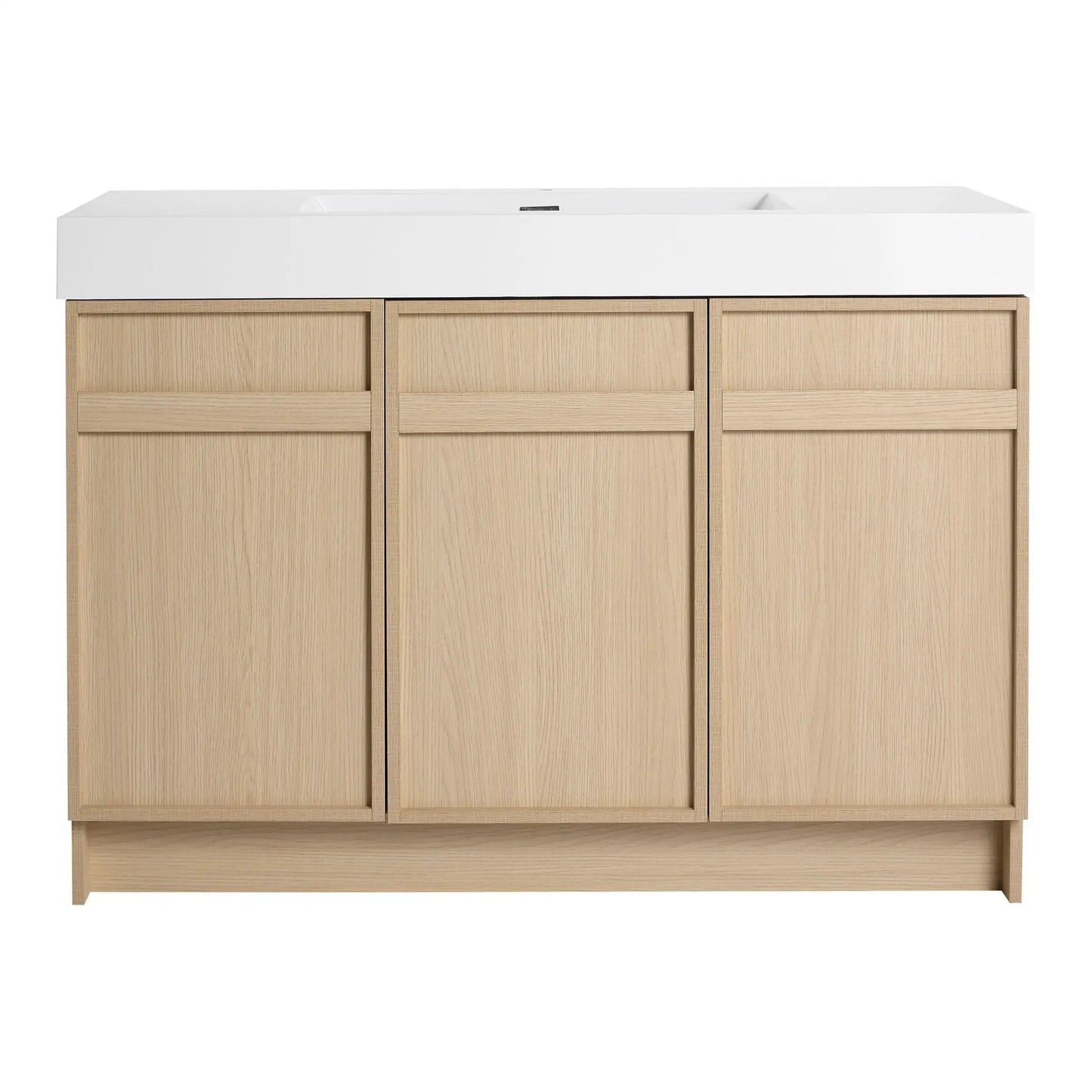 Freestanding Bathroom Vanity with Resin Sink