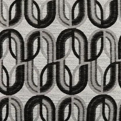 Birkdale Court Sectional fabric in black gray loop pattern by Unique Piece Furniture on Tampa Home & Garden Store
