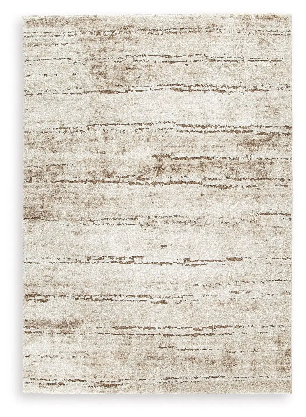 Kasney rug beige cream with brown abstract horizontal stripes by Unique Piece Furniture on Tampa Home & Garden Store