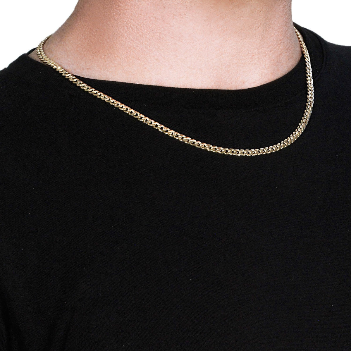 10k yellow gold Miami Cuban semisolid chain necklace 4.50 mm Bids.com on Tampa Home & Garden Store