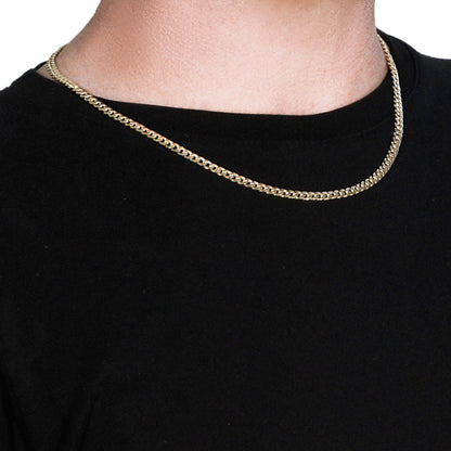 10k yellow gold Miami Cuban semisolid chain necklace 4.50 mm Bids.com on Tampa Home & Garden Store