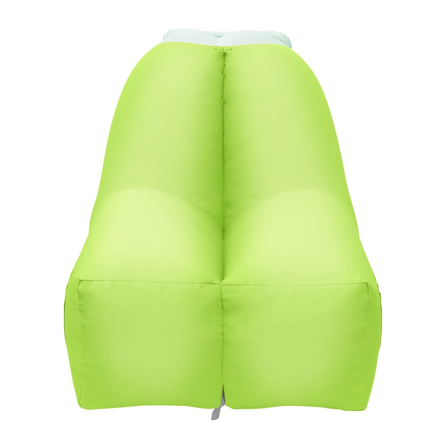 GemGear inflatable lounger air sofa chair in neon lime green with portable bag on Tampa Home & Garden Store