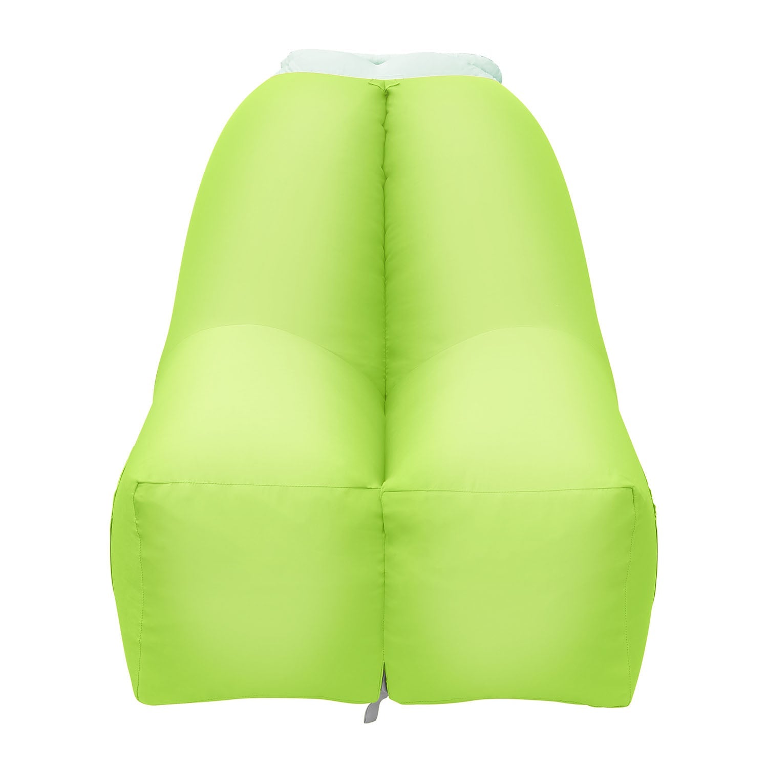 GemGear inflatable lounger air sofa chair in neon lime green with portable bag on Tampa Home & Garden Store