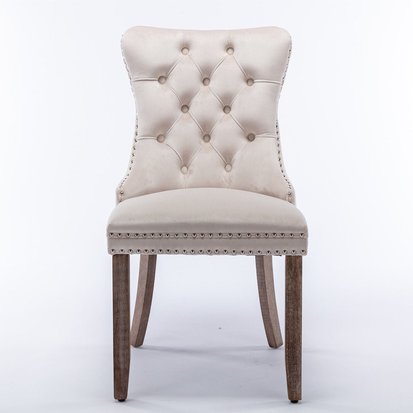 Nikki High End Tufted Dining Chair Set of Two