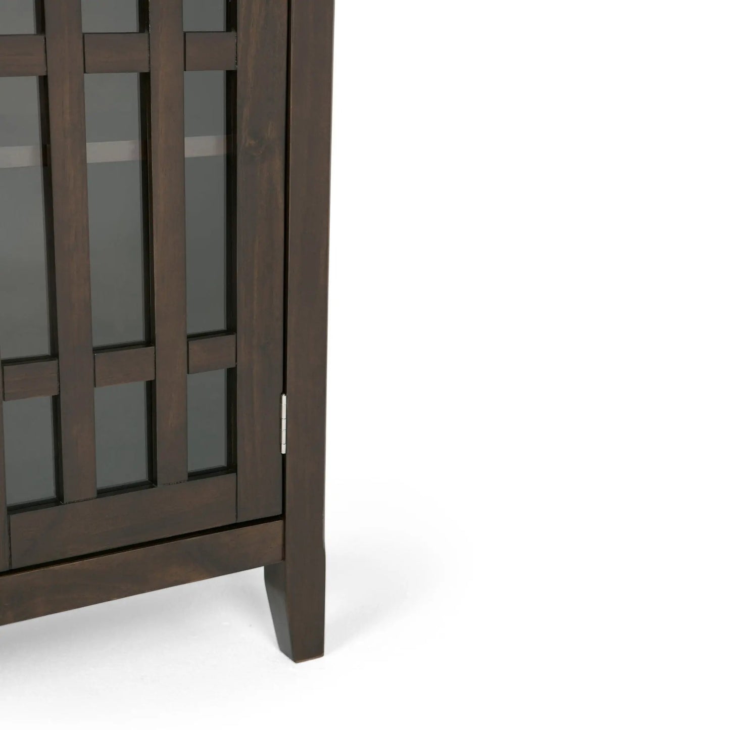 Bedford Storage Media Cabinet with Glass Doors