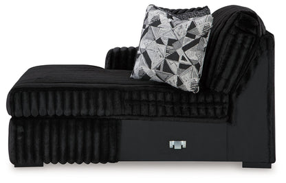 Midnight Madness Sectional and Jumbo Corduroy