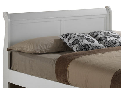 Elegant white trundle bed frame with beige bedding and black floral pillows by HouseOfZazla on Tampa Home & Garden Store
