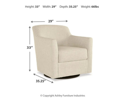 Bradney Swivel Accent Chair For Living Room