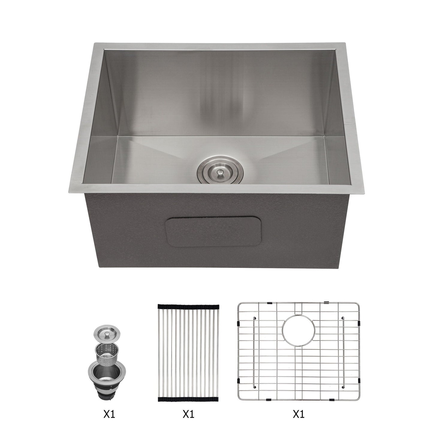 Modern Deep Single Bowl and Stainless Steel Sink