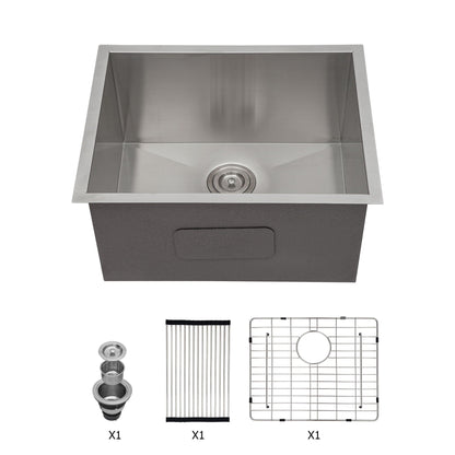 Modern Deep Single Bowl and Stainless Steel Sink