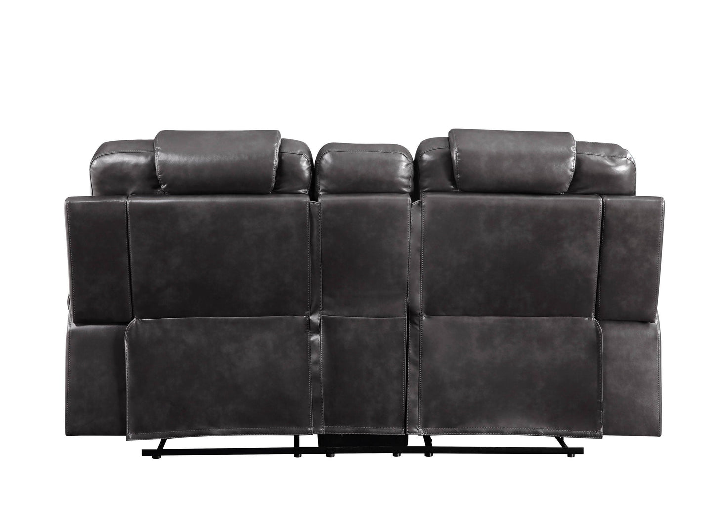 Braylon Brown Recliner Loveseat and Console