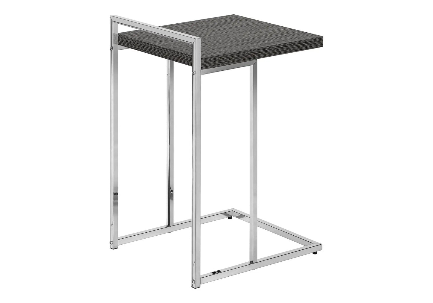 C Shaped Accent Table for Sofas and Beds Modern