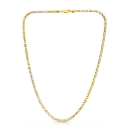 Ice Barrel chain necklace 14k yellow gold 3.14 mm by Bids.com on Tampa Home & Garden Store